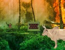 Fire Forest Bull Escape