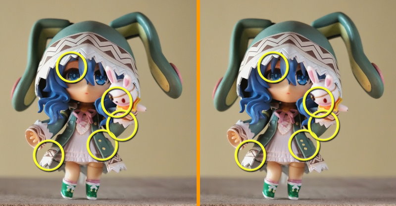 Dolls Find 5 Differences