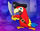 Gleeful Pirate Parrot