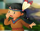 Native Playing Girl