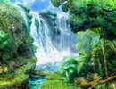 Waterfall Forest Escape